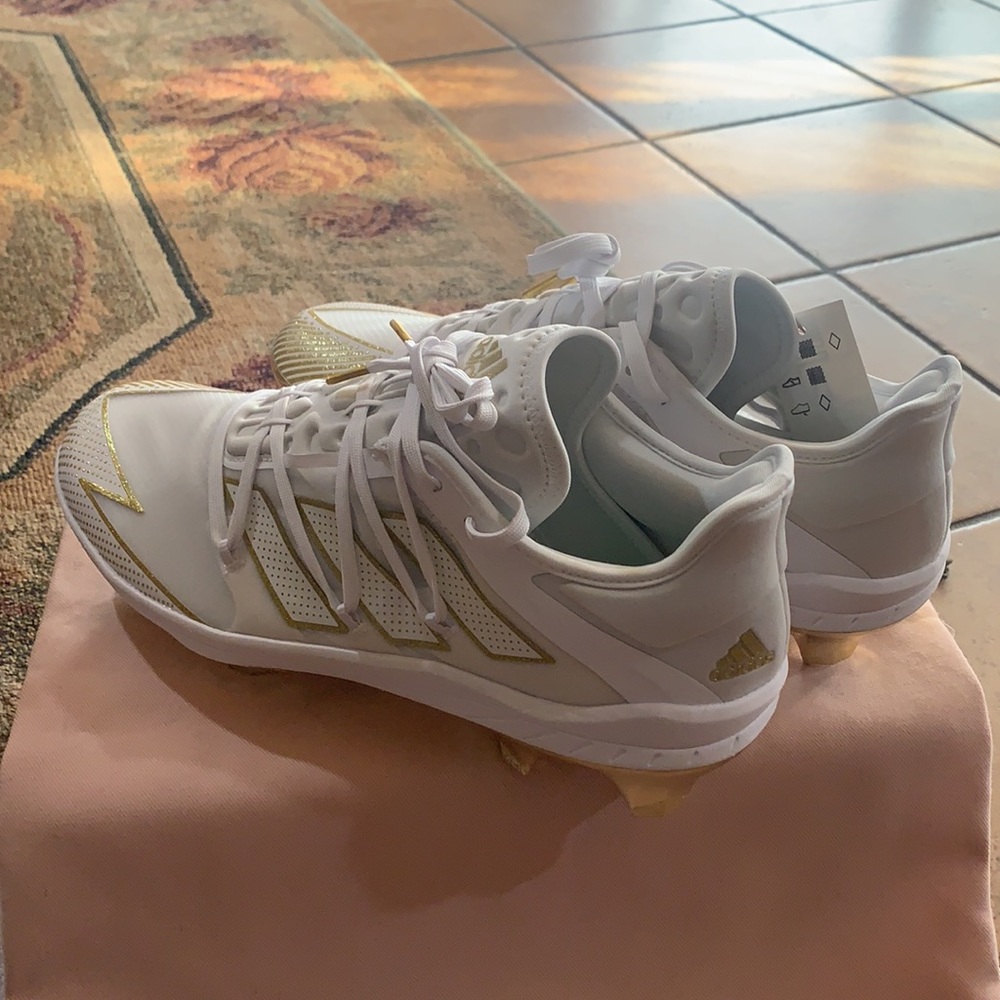 Adidas® AdiZERO® Afterburner 7 GOLD Baseball Cleat - Picture 4 of 15